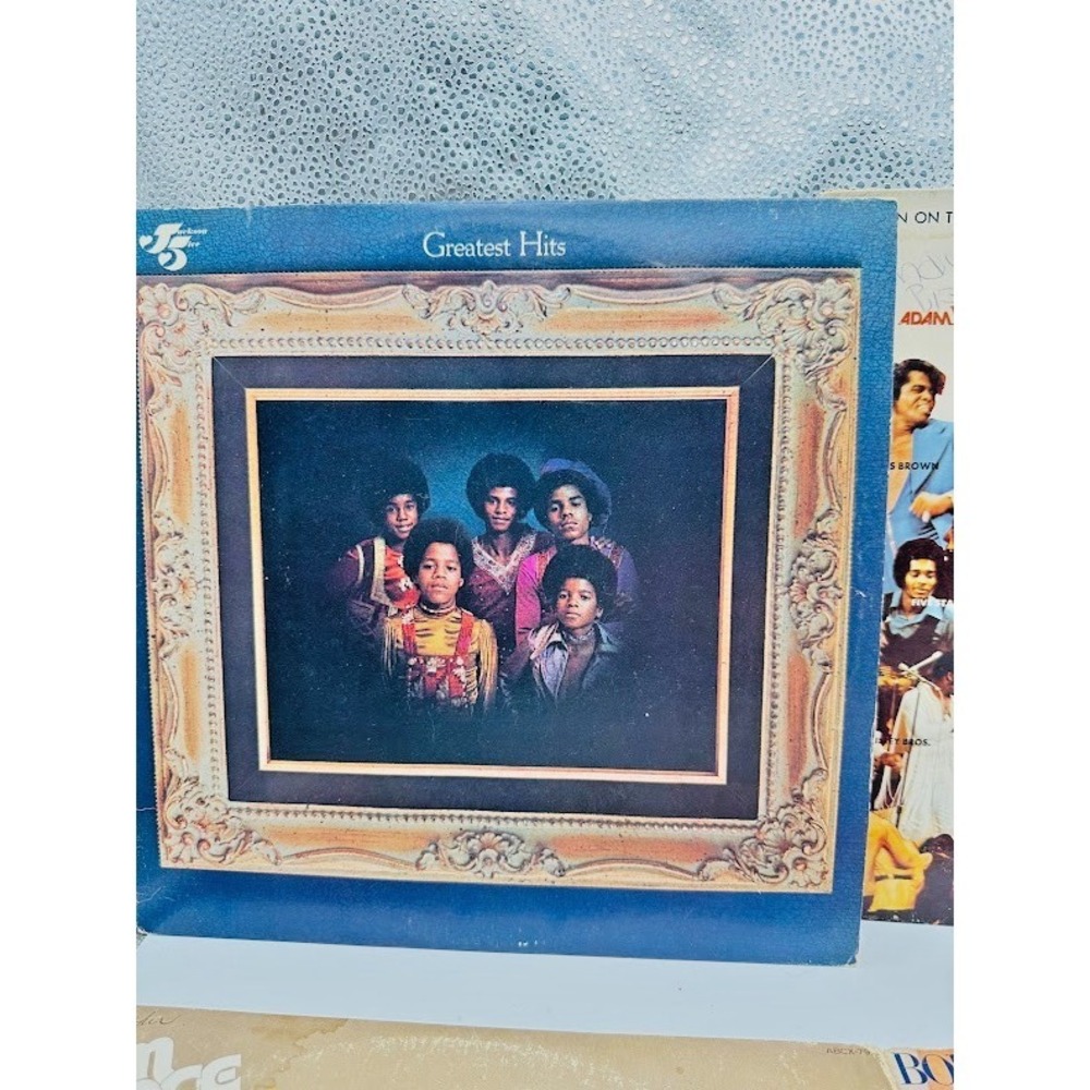 Vintage 4 LP Lot Jackson 5 Greatest Hits Soul Train Hall of Fame Croce USA - Picture 3 of 13